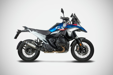 BMW R 1300 GS Bj. 2023- Slip on 2-1 Titan mit Carbon Endkappe